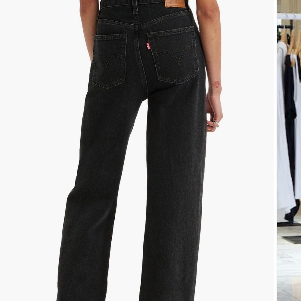 Levi's Ribcage high waist wide leg jeans
